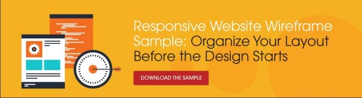 Responsive website layout samples